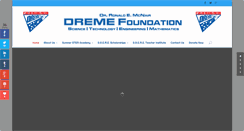 Desktop Screenshot of dremefoundation.org